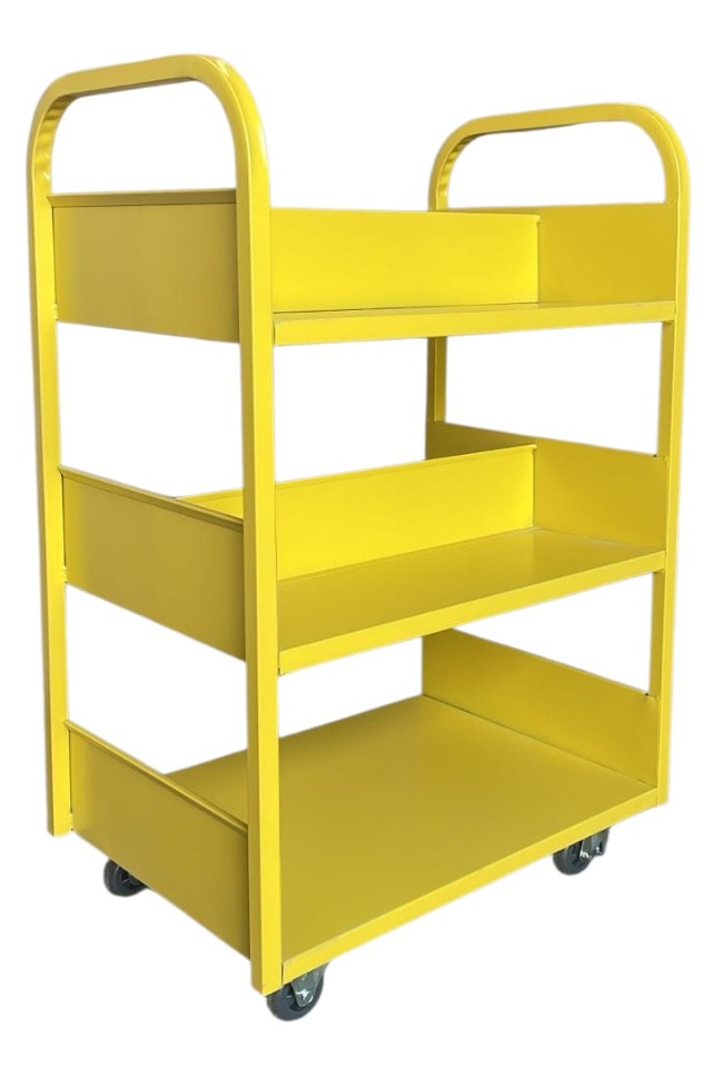 Carrinho de Aço para Livros