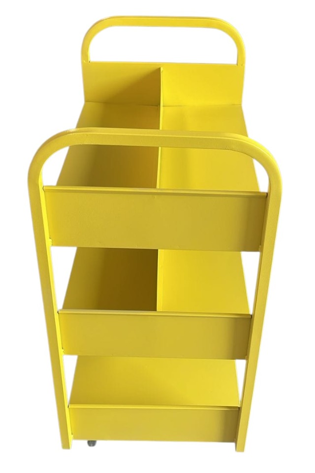 Carrinho de Aço para Livros - Imagem 2