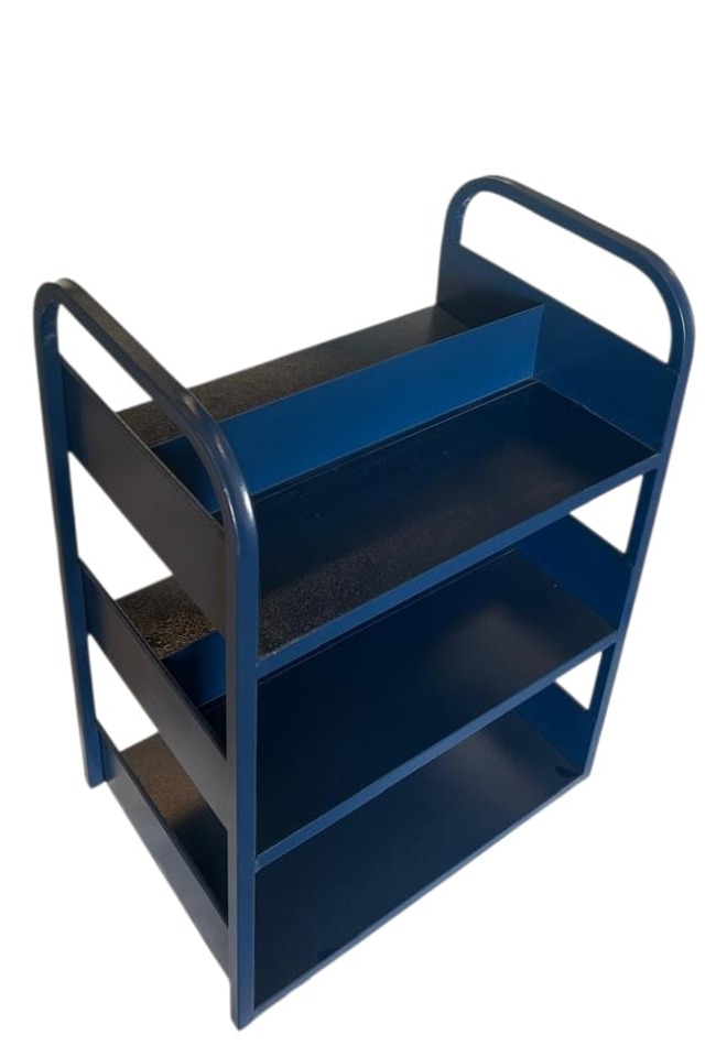 Carrinho de Aço para Livros - Imagem 4