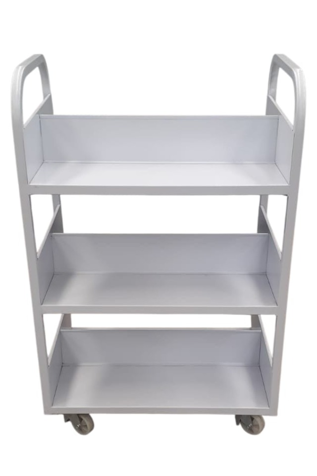 Carrinho de Aço para Livros - Imagem 6