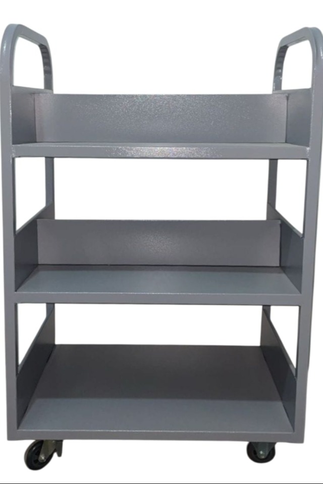 Carrinho de Aço para Livros - Imagem 5