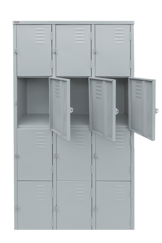 Roupeiro de Aço 12 Portas Pequenas - Imagem 2