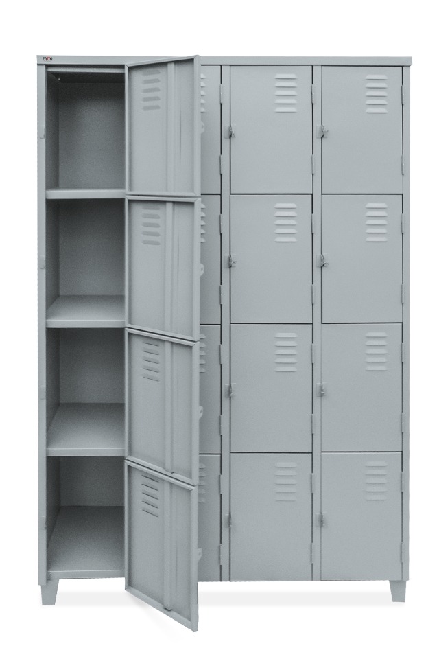 Armário de Aço 16 Portas Pequenas - Imagem 2