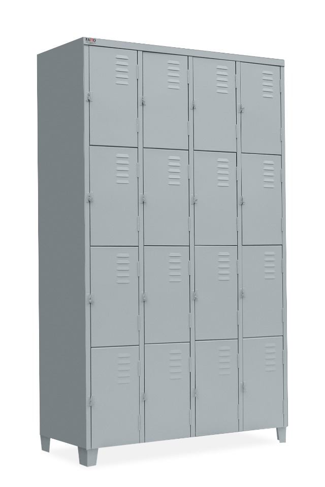 Armário de Aço 16 Portas Pequenas